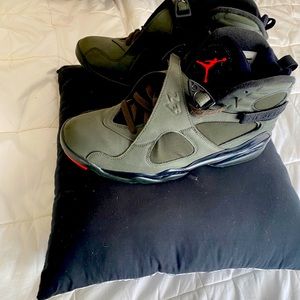 Olive green retro 8s size 11.5
